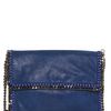 Stella Mccartney Falabella Shaggy Deer Shoulder Bag in Blue - Lyst