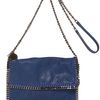 Stella Mccartney Falabella Shaggy Deer Shoulder Bag in Blue - Lyst