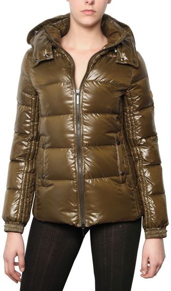 Tatras Cursa Hooded Shiny Nylon Down Jacket - Lyst