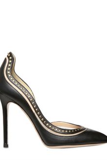 Valentino 100mm Calf Microstuds Pointy Pumps - Lyst