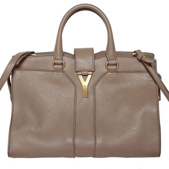 Yves Saint Laurent Mini Cabas Chyc Leather Shoulder Bag - Lyst