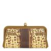 Alexander Mcqueen Spotted Karung Reversable Skull Clutch in Animal (bone) - Lyst