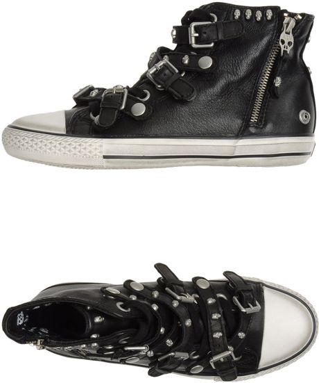 Ash Hightop Sneaker in Black - Lyst