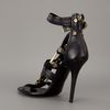 Balmain Helene Sandals in Black - Lyst