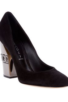 Casadei Block Heel Pump - Lyst
