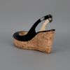 Christian Louboutin Cork Wedges in Black - Lyst