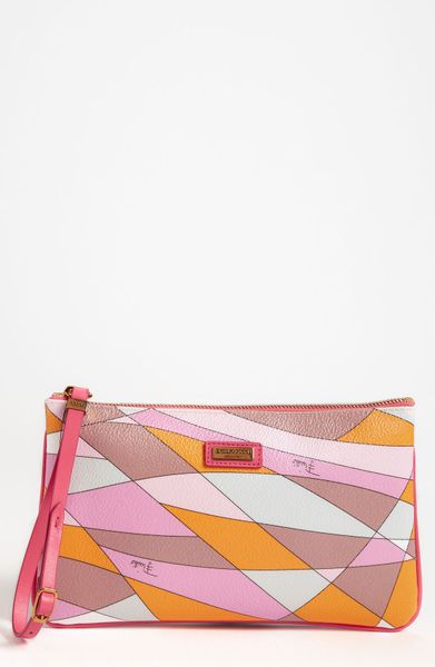Emilio Pucci Cosmetics Bag in Multicolor (pumpkin) - Lyst
