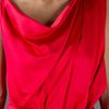 Balenciaga Maxi Dress in Red - Lyst