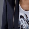 Balmain Metallictrimmed Jacket in Black - Lyst