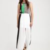Bcbgmaxazria Elicia Cutout Tank Top in White (pearl) - Lyst