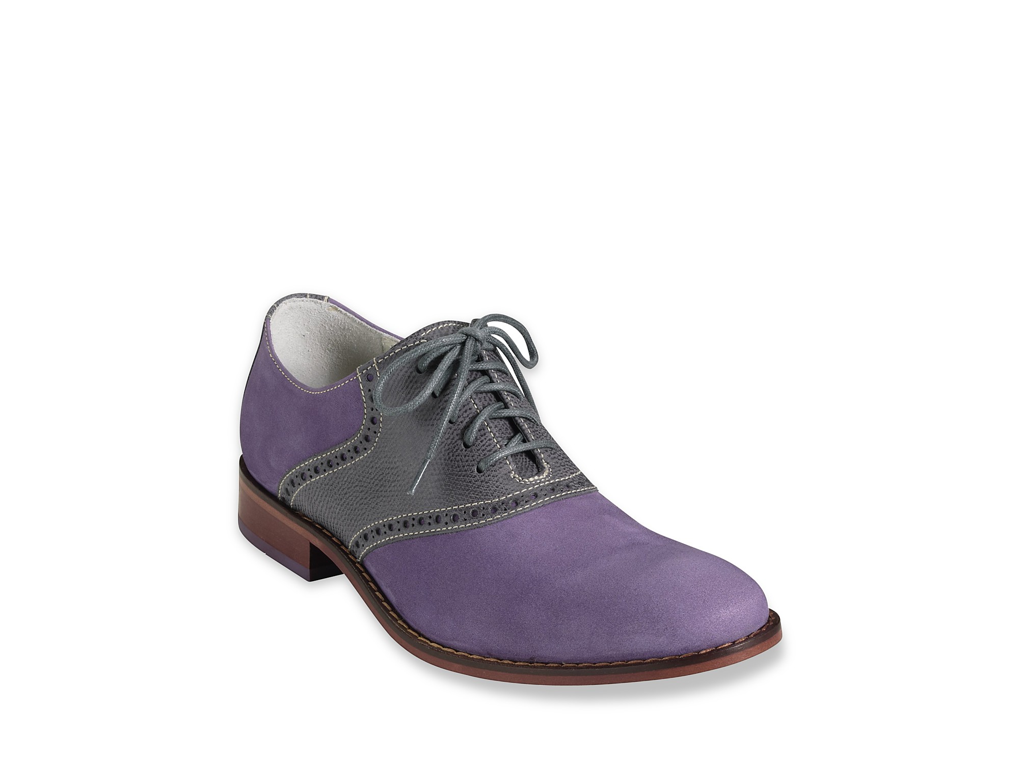 Cole Haan Air Colton Saddle Shoe in Purple for Men (grape