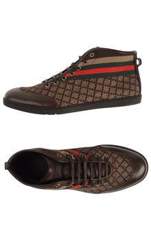 Gucci Hightop Sneaker - Lyst