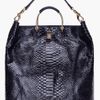Mulberry Hetty Hobo Silky Snake Shine  in Blue (snake) - Lyst