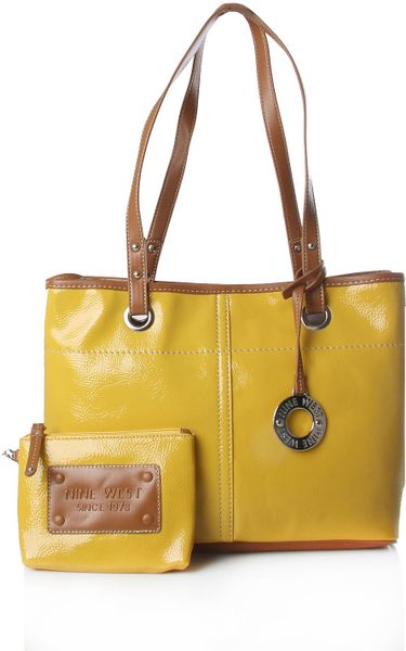 nine west yellow purse