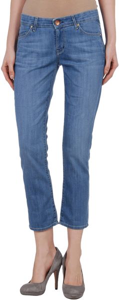 Rich & Skinny Denim Capris - Lyst