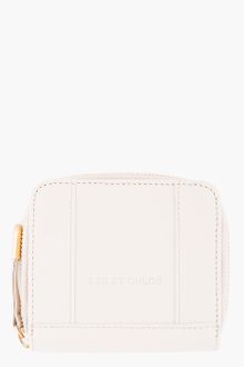 See By Chloé Ivory Square Zip Wallet - Lyst