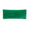 Casadei Suede Clutch in Green - Lyst