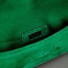 Casadei Suede Clutch in Green - Lyst