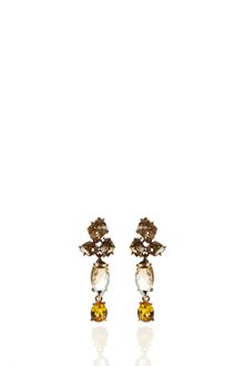 Oscar de la Renta Crystal Drop Earrings - Lyst