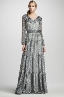 Rachel Zoe Beau Tiered Shirtwaist Gown - Lyst
