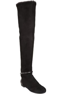 Giuseppe Zanotti Shearling Overtheknee Boot - Lyst