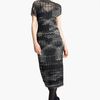 Missoni Zigzag Knit Dress in Gray (black) - Lyst