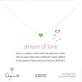 Dogeared Dream Of Love Heart Necklace - Lyst