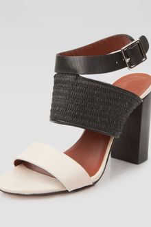 Elizabeth And James Block Ankle-Strap Sandals - Lyst