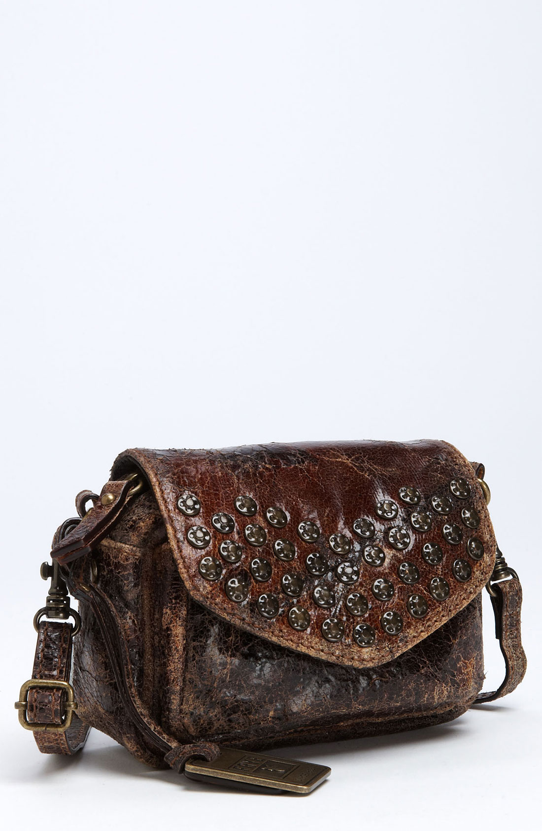 Frye Vintage Brooke Mini Crossbody Bag in Brown (chocolate) | Lyst