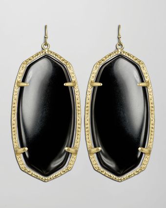 Kendra Scott Danielle Earrings Black Onyx - Lyst
