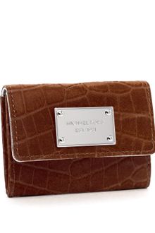 Michael by Michael Kors Jet Set Flap Coin Holder Crocodile - Lyst