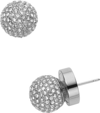 Michael Kors Pave Stud Earrings - Lyst