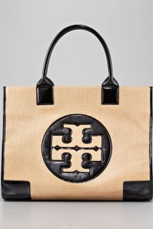 Tory Burch Straw Ella Tote - Lyst