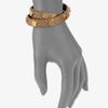 Tory Burch Python Embossed Leather Wrap Bracelet in Gold - Lyst