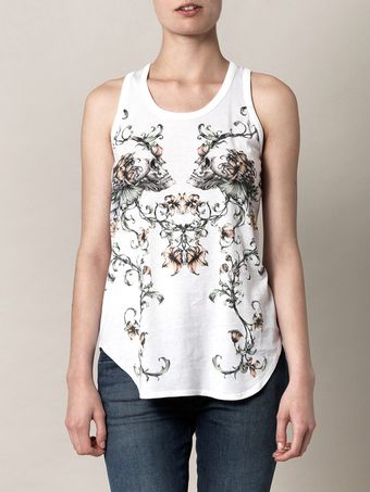 Alexander McQueen Baroque Print Vest - Lyst