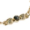 Asos Crystal Spike Stone Chain Bracelet in Gold (multi) - Lyst