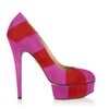 Charlotte Olympia Priscilla in Stripes in Pink (fuschia) - Lyst