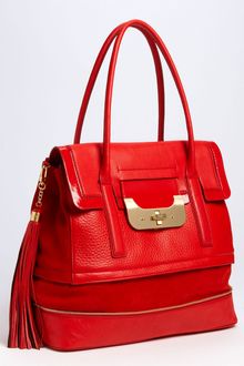 Diane Von Furstenberg Harper Laurel Leather Shoulder Bag - Lyst
