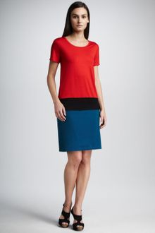 DKNY Colorblock Dress - Lyst