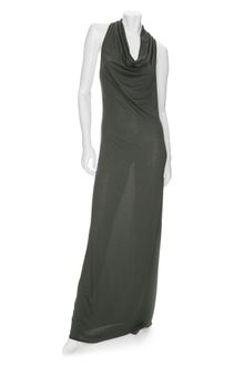 Helmut Lang Cowl Neck Maxi Dress - Lyst
