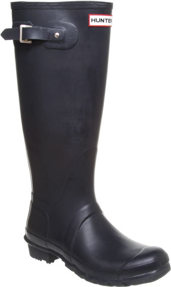 Hunter Hunter Original Welly Navy Rubber - Lyst