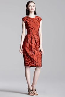 Lela Rose Fil Coupe Dress - Lyst