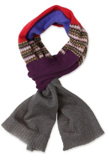Missoni Multicolor Wool Knit Scarf - Lyst