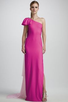 Notte By Marchesa One-shoulder Column Gown - Lyst
