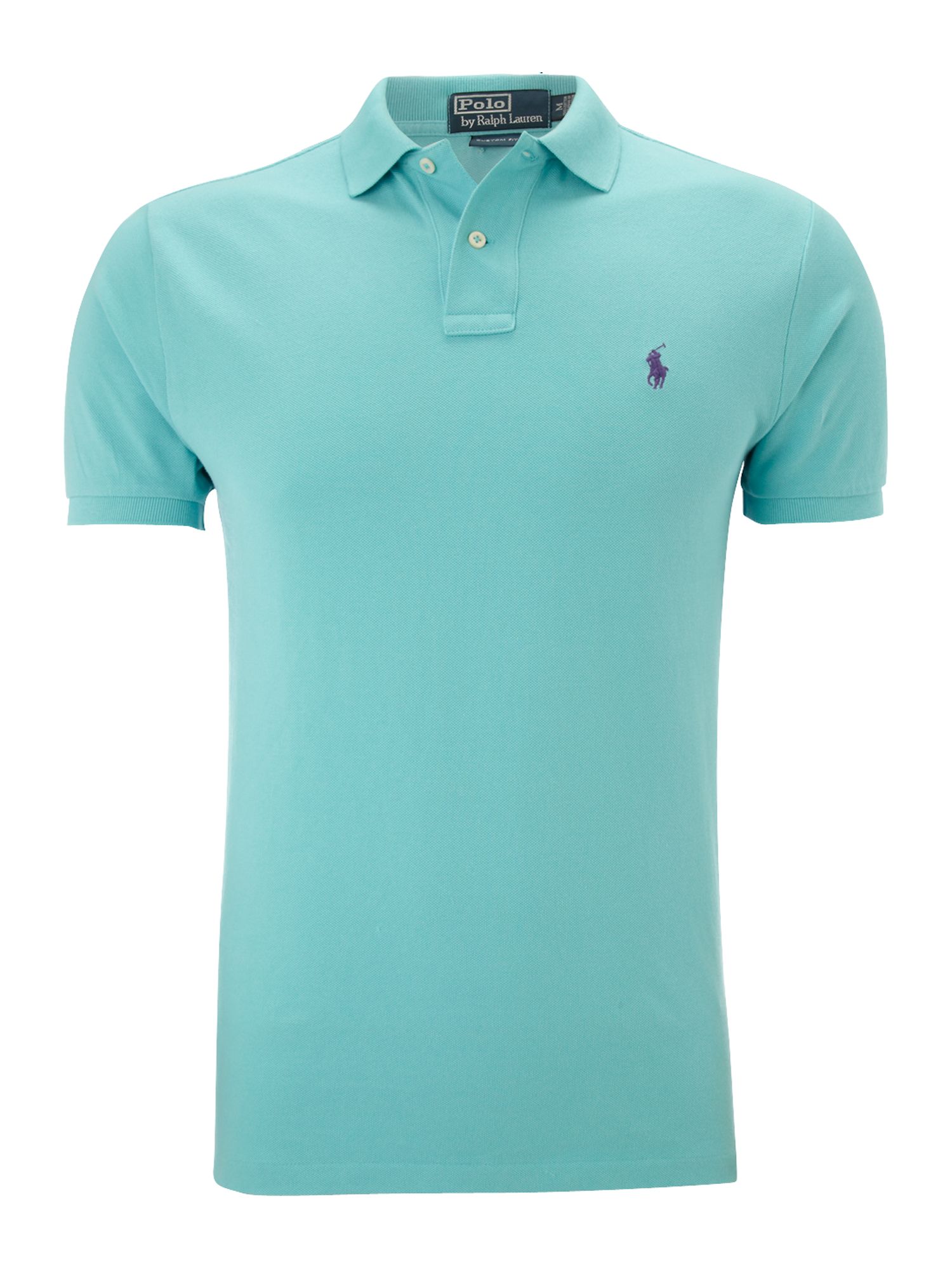Polo Ralph Lauren Classic Custom Fitted Polo Shirt in Blue for Men