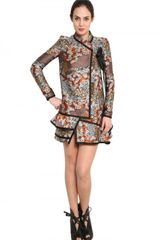 Proenza Schouler Silk Brocade Coat