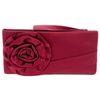 Valentino Rose Detail Clutch in Red (rose) - Lyst