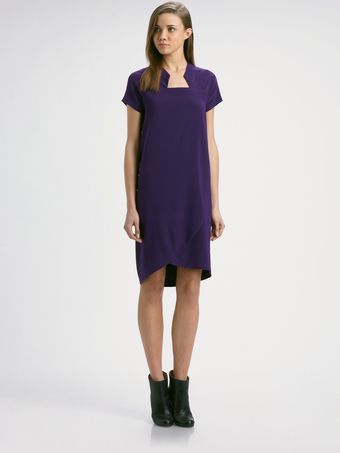 Zero + Maria Cornejo Silk Dress - Lyst