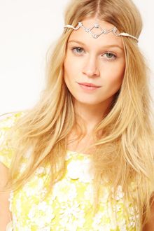 Asos Diamante Tiara Stretch Headband - Lyst