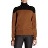 Balenciaga Roll Neck Sweater in Brown (camel) - Lyst